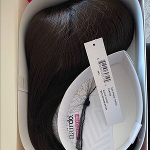 Hairdo Dark Brown R4/6 Hair Extension Side Fringe Topper Ken Paves New in Box